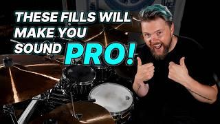 3 PRO-SOUNDING Beginner Drum Fills  DRUM LESSON - That Swedish Drummer