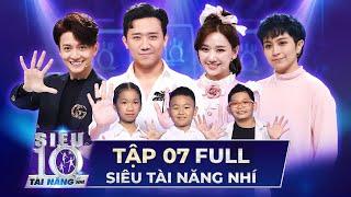 SIÊU TÀI NĂNG NHÍ TẬP 7 FULL  Trấn Thành Hari Won Ngô Kiến Huy so tài RUBIK trên sân khấu STNN 7