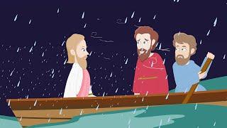 Jesus Calms The Storm  Animated Bible Stories  Calming the Storm  4K UHD