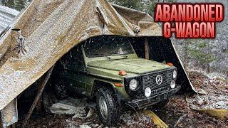 First Wash in 10 Years Original G-Wagon ABANDONED in Military Tent  Car Detailing Restoration