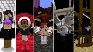 Every Domain Expansion and Ability in Jujutsu Kaisen Minecraft Mod