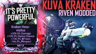 Warframe KUVA KRAKEN RIVEN MODDED Someone fix gas please