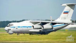 The Il-76 glided onto the runway. I have never seen such a soft landing.