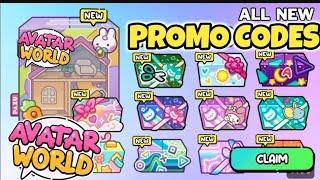 ALL NEW SECRET PROMO CODES 2024 AVATAR WORLD