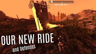 WE GET A MOTORCYCLE and A The Cement Moat - 7 Days To Die E7 - Kinda Hardcore Mode