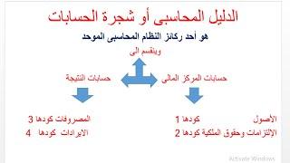 شرح مبسط الدليل المحاسبى  ابسط واسهل شرح شجرة الحسابات 