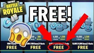 Free vbucks fortnite generator without a human verification