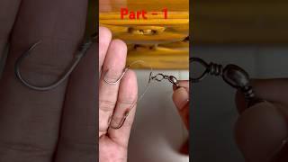 Part - 1  Two Fishing knot #hook #knot #fishing #shorts