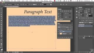 158 Adobe Photoshop CS6 Full Tutorial Formatting Paragraph Text