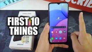 Samsung Galaxy A03s 5G - First 10 Things To Do