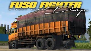 RILIS FUSO FIGHTER DUMP V2 FATIH CONCEPT LIVERY KOTOR FREE PPLMOD BUSSID TERBARU 2022