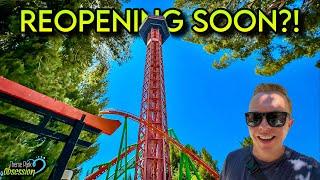 Big Updates at Six Flags Magic Mountain Sky Tower Returning Fright Fest & More