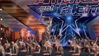 ZURCORAH Aerial Dance Group GOLDEN BUZZER Americas Got Talent 2018