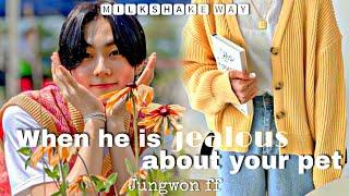 𝐅𝐢𝐧𝐚𝐥 𝐩𝐚𝐫𝐭 Jealous about a pet? - Jungwon ff