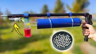 It could never be better than this - DIY Automatic PVC Slingshot Alcohol gun
