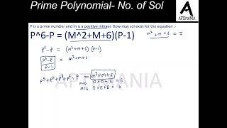 MSQ61 Prime Polynomial  No  of Sol