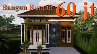 Indah Tapi Murah  Desain Rumah Minimalis Sederhana 6x10m 3 Kamar