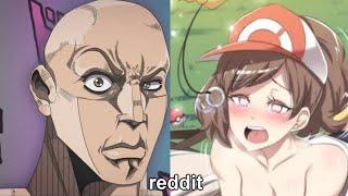 Pokemon vs reddit part 2  anime vs reddit  the rock reaction meme