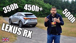 2023 Lexus RX 350h 450h+ 500h - Which Hybrid is Best For You? ENG - Test Drive and Review