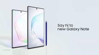 Say hi to the new Galaxy Note10  Note10+