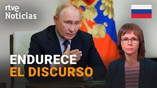 RUSIA PUTIN AMENAZA con una GUERRA contra la OTAN si UCRANIA usa ARMAMENTO en su TERRITORIO RTVE