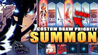 CUSTOM DRAW PRIORITY UPDATE & BROOOO THESE SUMMONS ARE  Solo Leveling Arise