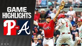 Phillies vs. Braves Game Highlights 7524  MLB Highlights