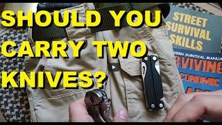 Why do I carry TWO knives as my EDC⁉️