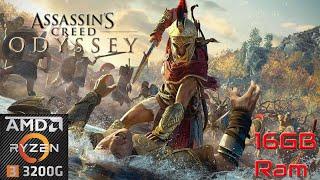Assassins Creed Odyssey on Ryzen 3 3200g - 16GB Ram8x2  Low Set