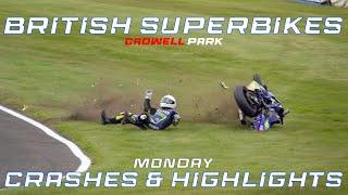British Superbikes - Cadwell Park Monday Crashes & Highlights Ft BSB race 23 28823