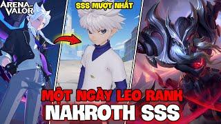 VUX MỘT NGÀY LEO RANK VỚI NAKROTH THỨ NGUYÊN VỆ THẦN VS NAKROTH KILLUA TÌM RA SKIN SSS MƯỢT NHẤT