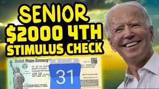 4th Stimulus Check Update & Social Security Benefits $2000 - Social Security SSI SSDI