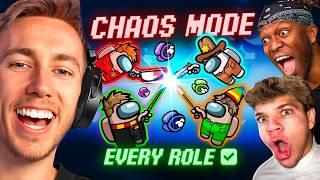 MINIMINTER REACTS TO SIDEMEN AMONG US ULTRA CHAOS MODE EVERY SINGLE ROLE TURNED ON