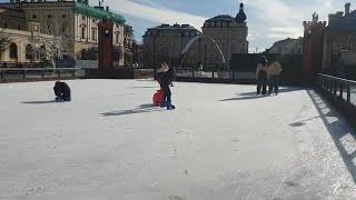 Краков. Ледовый каток. Сыры и колбаски