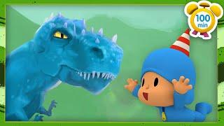 POCOYO in ENGLISH - Dinosaurs for kids  100 min   Full Episodes  VIDEOS and CARTOONS