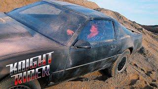 KITT Flips Over in a Dune  Knight Rider