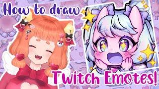 【 Tutorial 】 How to draw Twitch Emotes