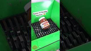 Nutella into Shredder Machine   #shreddermachine #asmr #satisfying #experiment #oddlysatisfying