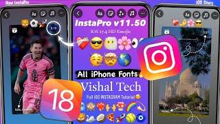 InstaPro v11.50  iOS Real Fonts+iOS Emojis  Story with Timer & Username without PNG  Vishal Tech