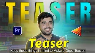 Create a Professional Teaser  How to Edit Good Teaser Edius & Premiere  Film Editing School