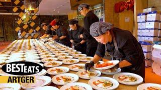 Luxury Mongol Wedding Ceremony for 500 People Cooking in the Largest Kitchen Sky Resort  Best Eats