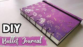 DIY Bullet Journal   How to make a Bullet Journal  no talking tutorial