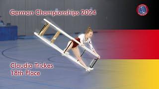 Claudia Trickes German Championships 2023 in Gymwheel All Arround Woman 18th Place