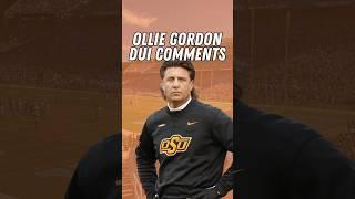 Oklahoma State Head Coach Mike Gundy Comments on Ollie Gordon’s DUI