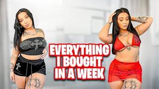 A WEEK IN MY LIFE OF WHAT I BOUGHT..*with a try on haul*