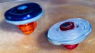 Beyblade ZeroG Battle Dark Knight Dragooon LW160BSF vs Bandid Genbull F230TB ME VS MY RIVAL