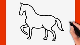 Cómo dibujar un caballo