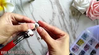 How to install romper metal snap button - Cara Pasang Butang Besi Romper Baby