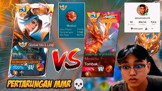 KETEMU GLOBAL MOSKOV 17.000 MATCH PAKE SKIN BARU VS LING BAGASDC MARI KITAA KASIH PAHAMM  - MLBB