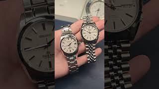 Grand seiko SBGR087 vs Seiko 5 poor man grand seiko SNKL41 #luxurywatches #watches #watch